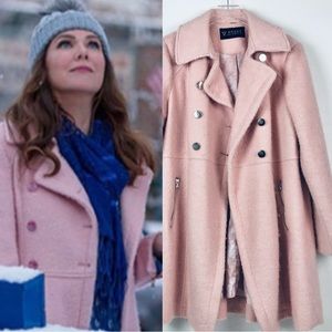 ASO Lorelai Gilmore in Gilmore Girls: A Year in the Life Pink Wool Blend Coat